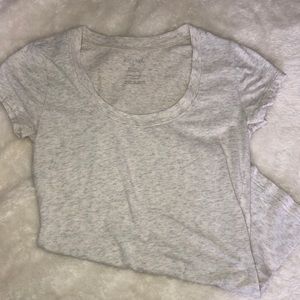 Cream stretchy t shirt